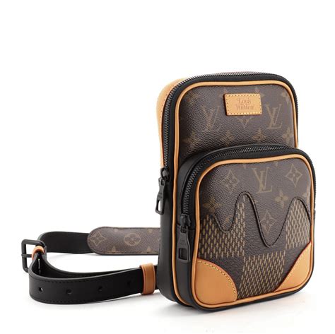 lv nigo amazone sling bag|LOUIS VUITTON X NIGO Giant Damier Ebene Monogram .